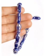 İpe Dizili Seramik Boncuk Lacivert Balık 19mm - 1 Dizi