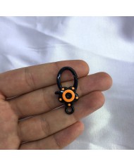 Siyah Neon Limon Sarısı Detaylı Papağan Klipsi 1 Adet