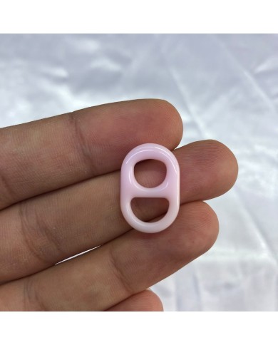 Açık Leylak Pembe Çift Delikli Küçük Açma Halkası Figürü 1 Adet