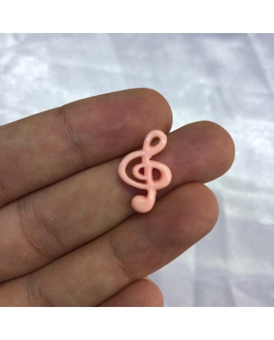 Pudra Somon Pembe Sol Anahtarı Figürü 1 Adet
