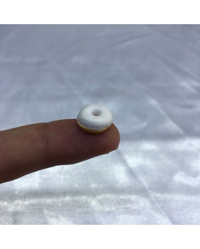 Beyaz Karamel Mini Donut Figürü 1 Adet