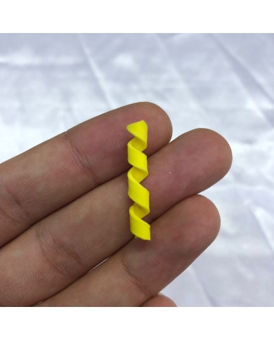 Canlı Limon Sarısı Spiral Burgu Figürü 1 Adet