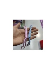 Canlı Kırmızı Düz Paracord Hazır Anahtarlık İpi 1 Adet