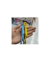 Gök Mavisi Düz Paracord Hazır Anahtarlık İpi 1 Adet