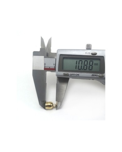 10mm Huni Boncuk Kapak - Boncuk Şapkası -  Gümüş - 10 Adet