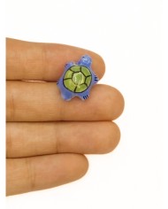 Seramik Boncuk Mavi Kaplumbağa 20mm