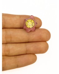 Seramik Boncuk Pembe Kaplumbağa 20mm