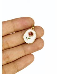 Pirinç Zirkon Mineli Işıltı Yıldız Kolye Bileklik Ucu Charm Gümüş 1 Adet