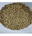 Kum Boncuk 250 Gr - Mat Gold Kaplama