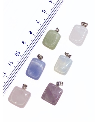 Doğal Taş Kolye Bileklik Ucu Charm Mavi 1 Adet