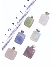 Doğal Taş Kolye Bileklik Ucu Charm Yeşil 1 Adet