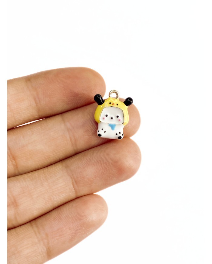 Pirinç Zirkon Mineli Şapkalı Ayı Kolye Bileklik Ucu Charm 1 Adet