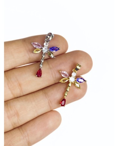 Pirinç Zirkon Taşlı Yusufcuk Kolye Bileklik Ucu Charm Altın 1 Adet