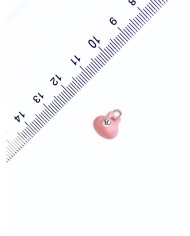 Pirinç Zirkon Mineli Sevimli Ayı Figürlü Kolye Bileklik Ucu Charm Pembe 1 Adet