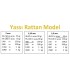 Yassı Rattan Doğal Bambu Çubuk 250 Gram Brüt - 2mm Rattan İp