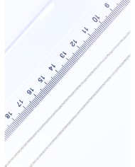 Çelik Ataç Zincir Kolye Bileklik Nikel Renk 2x3mm - 1m