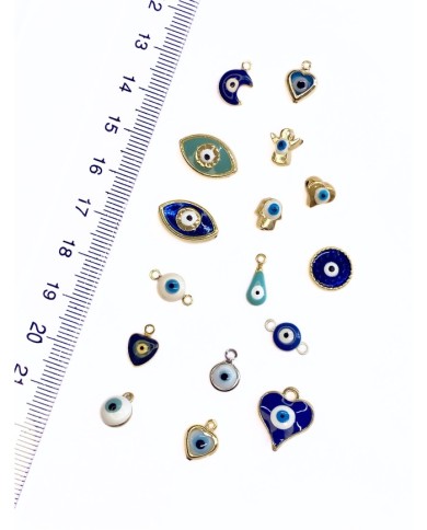 Pirinç Zirkon Mineli Badem Göz Kolye Bileklik Ucu Charm Yeşil 1 Adet