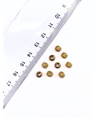 Çelik Ara Top Sarı 4x4mm - 1 Adet
