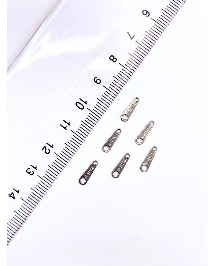 Çelik Plaka Stainless Steel Orijinallik Marka Aparatı Nikel 3x10mm - 1 Adet