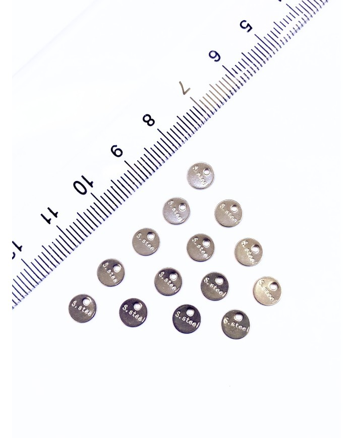 Çelik Yuvarlak Stainless Steel Orijinallik Marka Aparatı Nikel 6x6mm - 1 Adet