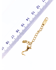 Çelik Uzatmalı Midye Kapama Orjinallik Aparatlı Sarı - 3x6mm