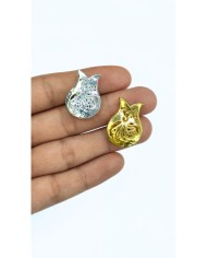 Zamak Lale Model Tesbih İmamesi Sarı - 24x35mm