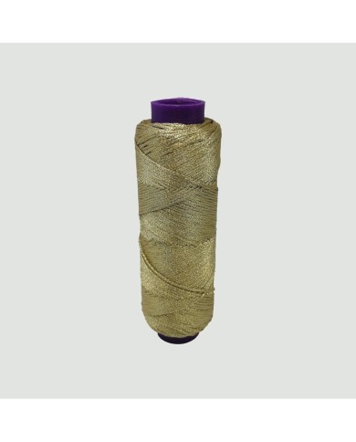 Simli Mum İpi-Bej - 10 Metre