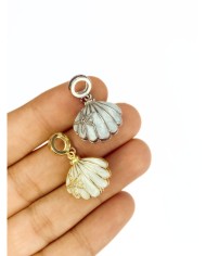 Pirinç Zirkon Mineli Cam Taş Damla Kolye Bileklik Ucu Charm Beyaz 1 Adet