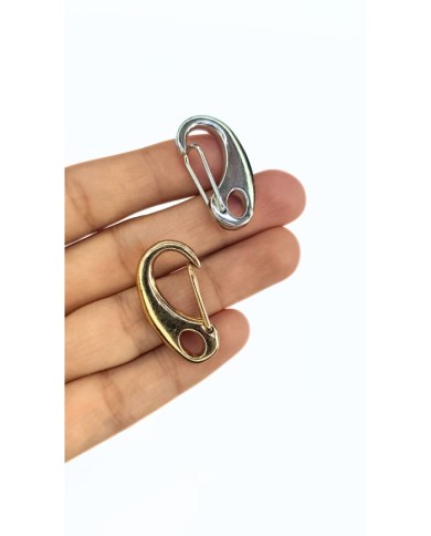 Yaylı Kanca Anahtarlık Çanta Sarı 16x31mm - 1 Adet