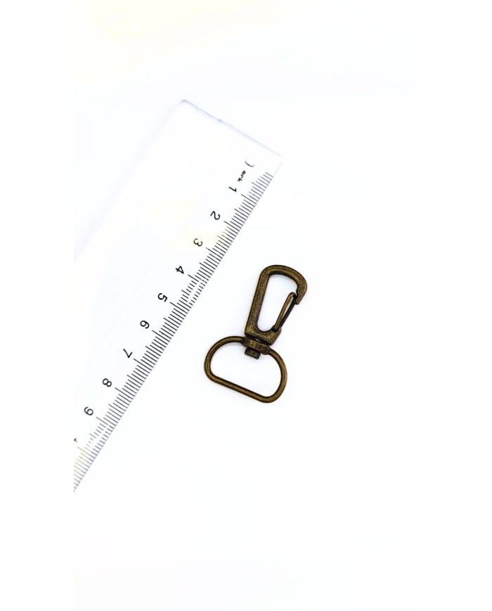 Yaylı Kanca Çanta Askı Aparatı Antik Yeşil 25x40mm - 1 Adet
