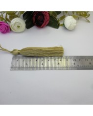 10 Adet - 7-8 cm İpek Püskül - haki