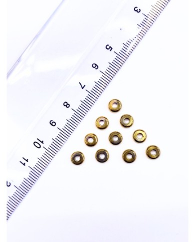 Çelik Halka Ara Aparat Sarı 6x6mm - 1 Adet