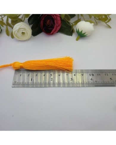 10 Adet - 7-8 cm İpek Püskül - altın