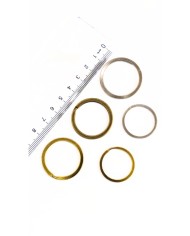 Yuvarlak Anahtarlık Çanta Halkası Çift Tur Sarı 26mm - 200 Adet