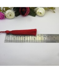 10 Adet - 7-8 cm İpek Püskül - vişne