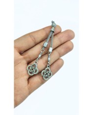 Zamak 2'li Zincir Püsküllü Tuğra Uçlu İmamesi Nikel