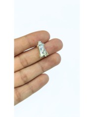 Zamak Desenli Tesbih İmamesi Nikel - 11x17mm