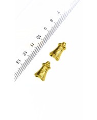 Zamak Desenli Tesbih İmamesi Nikel - 11x17mm