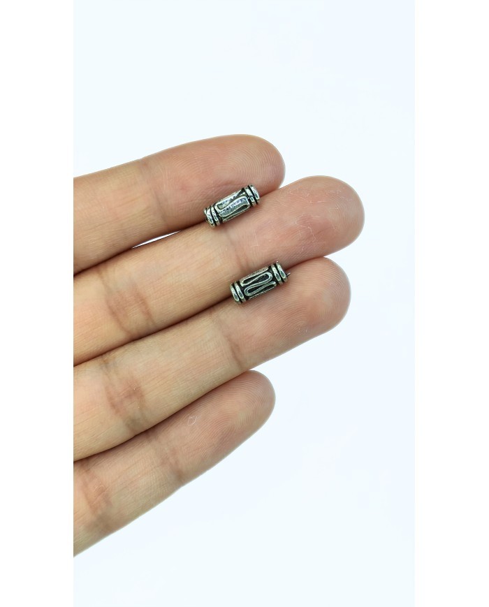 Zamak Silindir Tesbih Aparatı Nikel - 4x11mm