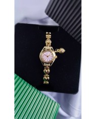 Model Yuvarlak Tasarım Çelik Kasa Kol Saati - Metal Kordon