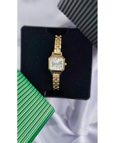 Model Kare Tasarım Çelik Kasa Kol Saati - Metal Kordon