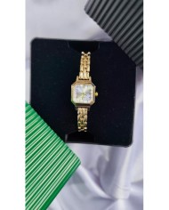 Model Kare Tasarım Çelik Kasa Kol Saati - Metal Kordon