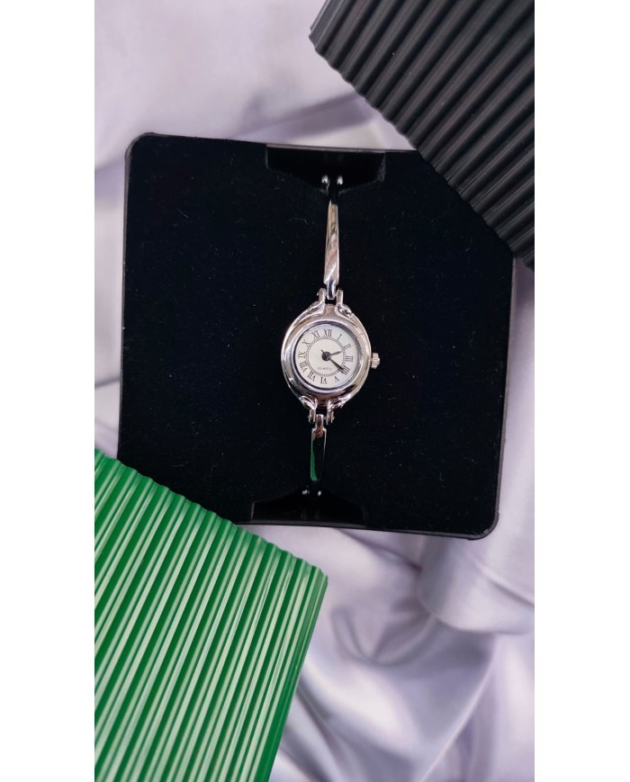 Model Yuvarlak Tasarım Çelik Kasa Kol Saati - Metal Kordon