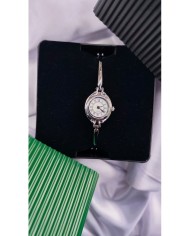 Model Yuvarlak Tasarım Çelik Kasa Kol Saati - Metal Kordon