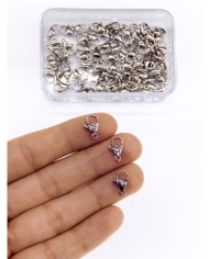 Çelik Papağan Klips 502 Nikel 7x12mm - 50 Adet