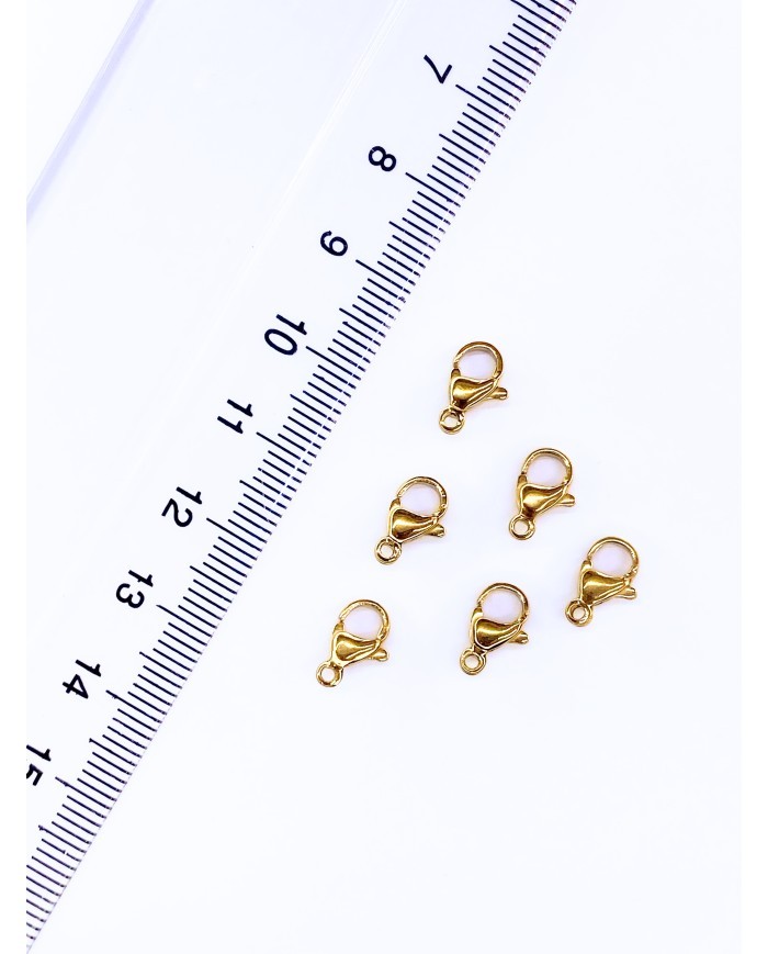 Çelik Papağan Klips 501 Sarı 7x10mm - 50 Adet