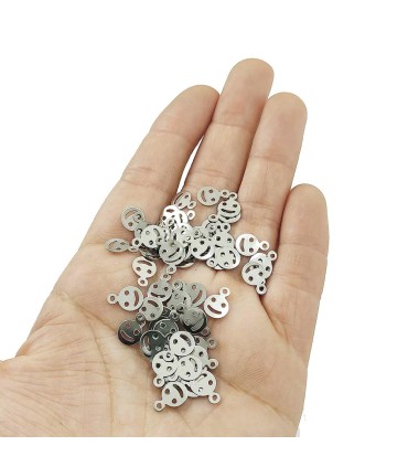 Pleksi Renkli Oyalık ve Takı Bujiteri Pulları - Mix Renk 7x10mm M261 -250gr