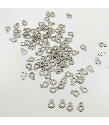 Pleksi,Bijuteri ve Oyalık Pullar Gumus 7x10mm M 260 -250gr