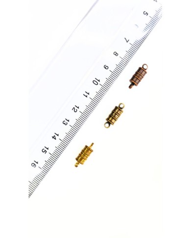 Mıknatıslı Kapsül Kolye Bileklik Kilidi Kapama Bakır - 1 Adet