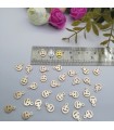 Pleksi,Bijuteri ve Oyalık Pullar Rose  7x10mm M 261 -100gr